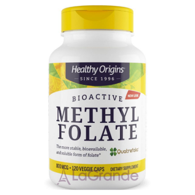 Healthy Origins Methyl Folate 800 mcg  800   