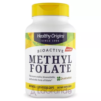 Healthy Origins Methyl Folate 800 mcg  800   