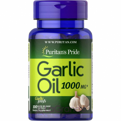 Puritan's Pride Garlic Oil 1000 mg   1000 