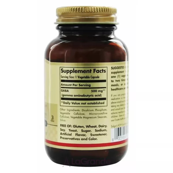Solgar GABA 500 mg ����������� ������� 