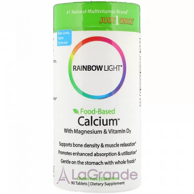 Rainbow Light Calcium with Magnesium & Vitamin D3 ,   ³ D3