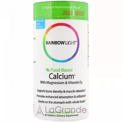 Rainbow Light Calcium with Magnesium & Vitamin D3 ,   ³ D3