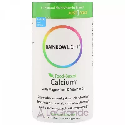 Rainbow Light Calcium with Magnesium & Vitamin D3 ,   ³ D3