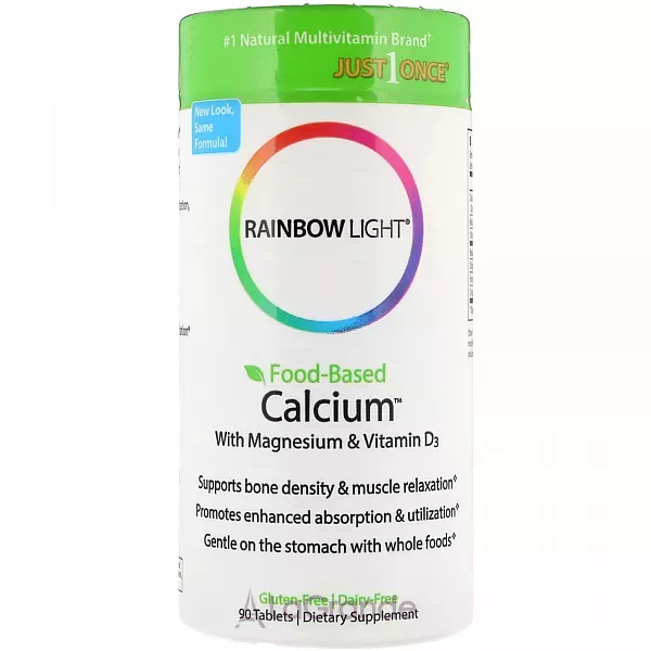 Rainbow Light Calcium with Magnesium & Vitamin D3 �������, ������ � ������� D3