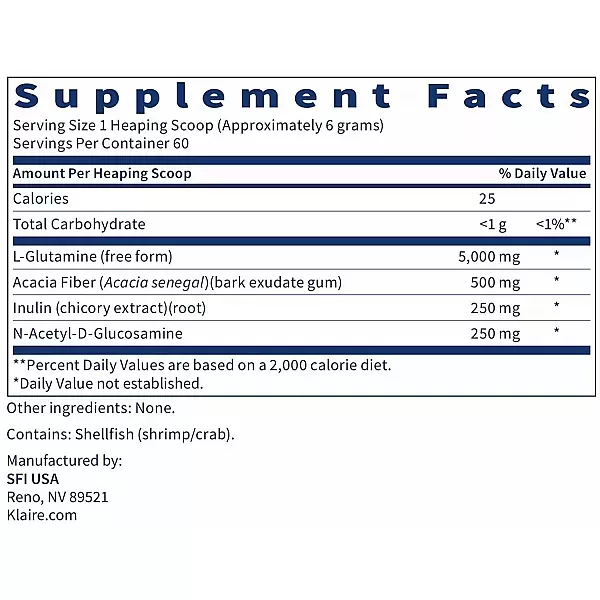 Klaire Labs Supplements Gastrothera powder L-�������� � ���������� ��� ���