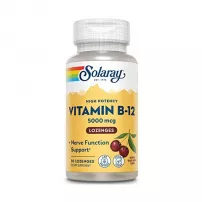 Solaray Vitamin B-12 5000mcg - 30 lozenges Natural Cherry ����������� ������� "������� B-12"