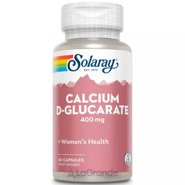 Solaray Calcium D-Glucarate 400 mg ĳ������ ������� 