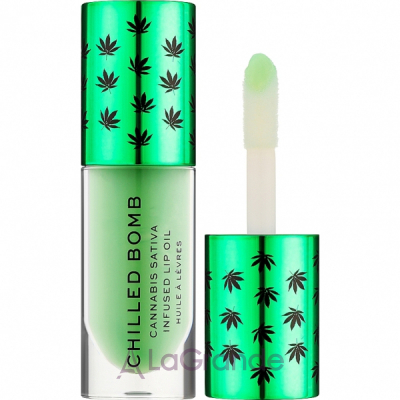 Makeup Revolution Good Vibes Chilled Bomb Lip Oil   , 