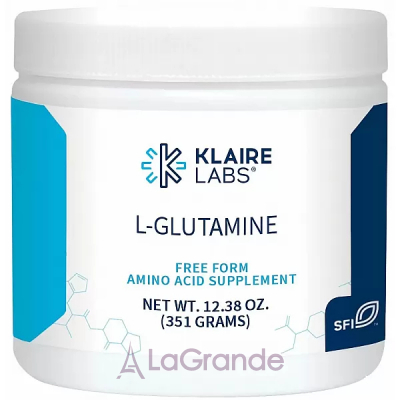 Klaire Labs, L-Glutamine, 351 g L- (L-Glutamine) 5000  351 