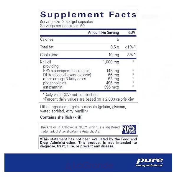 Pure Encapsulations Krill-plex �����-3 ����� �������, ��������� �� �������������