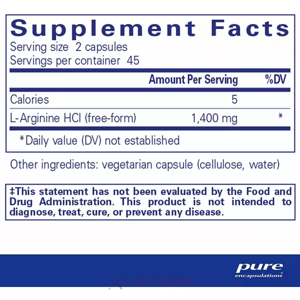 Pure Encapsulations L-Arginine L-������