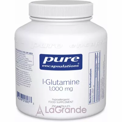 Pure Encapsulations L-Glutamine 1000 mg L- 1000 