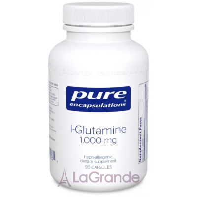 Pure Encapsulations L-Glutamine 1000 mg L-  1000 