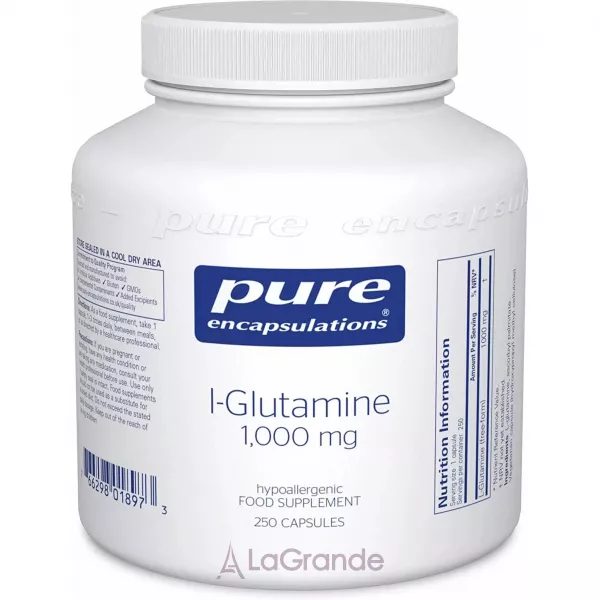 Pure Encapsulations L-Glutamine 1000 mg L- ������� 1000 ��