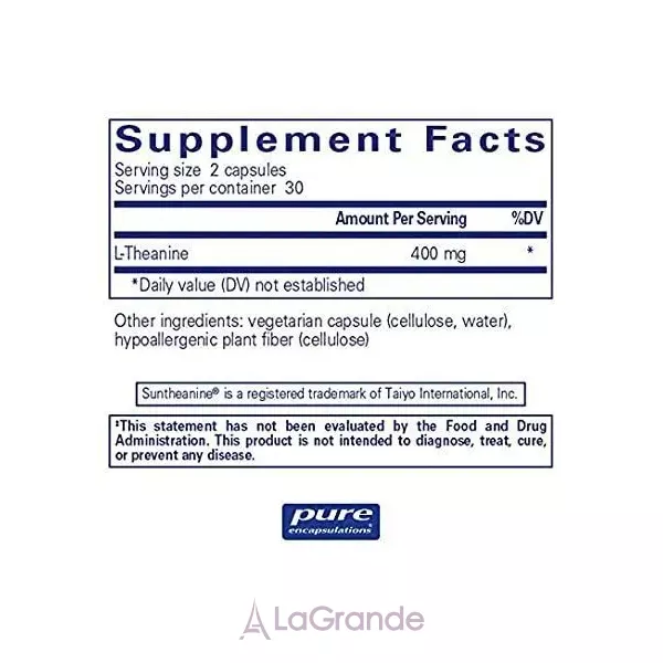 Pure Encapsulations L-Theanine L-������