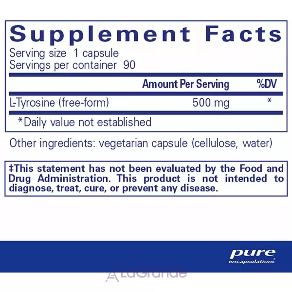 Pure Encapsulations L-Tyrosine ����������� ������� 