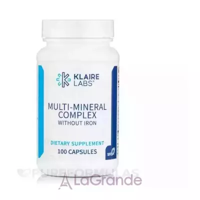 Klaire Labs, Multi Mineral Complex, 10 capsules    (Multi Mineral Complex) 100 