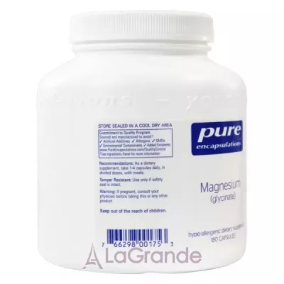 Pure Encapsulations Magnesium (glycinate)  , 120 