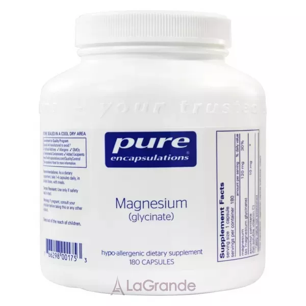 Pure Encapsulations Magnesium (glycinate) ������ �������, 120 ��