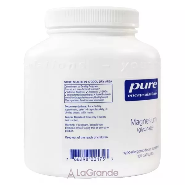 Pure Encapsulations Magnesium (glycinate) ������ �������, 120 ��