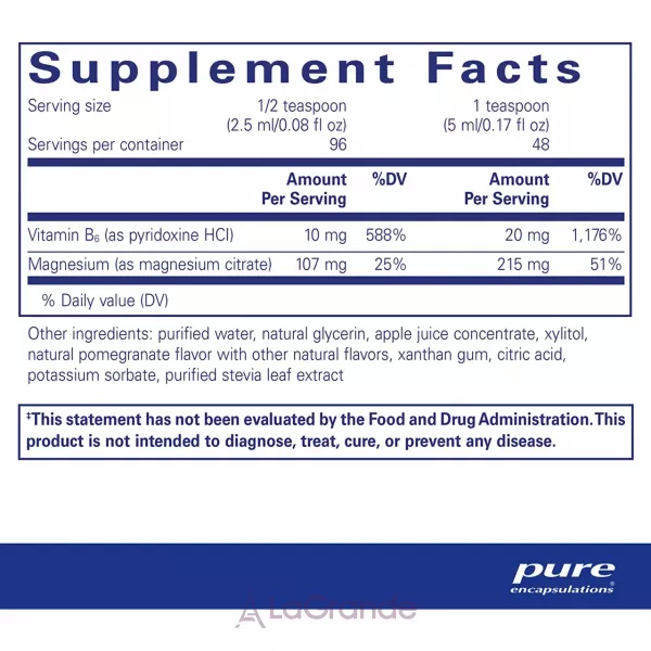 Pure Encapsulations Magnesium Liquid ������, �����