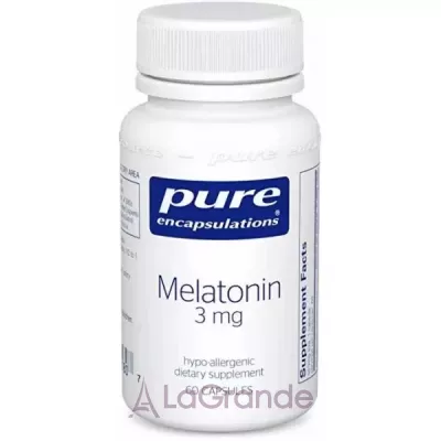 Pure Encapsulations Melatonin 3 mg  3 