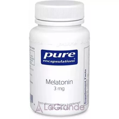 Pure Encapsulations Melatonin 3 mg  3 