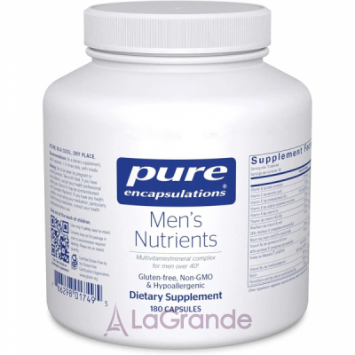 Pure Encapsulations Men's Nutrients       40+