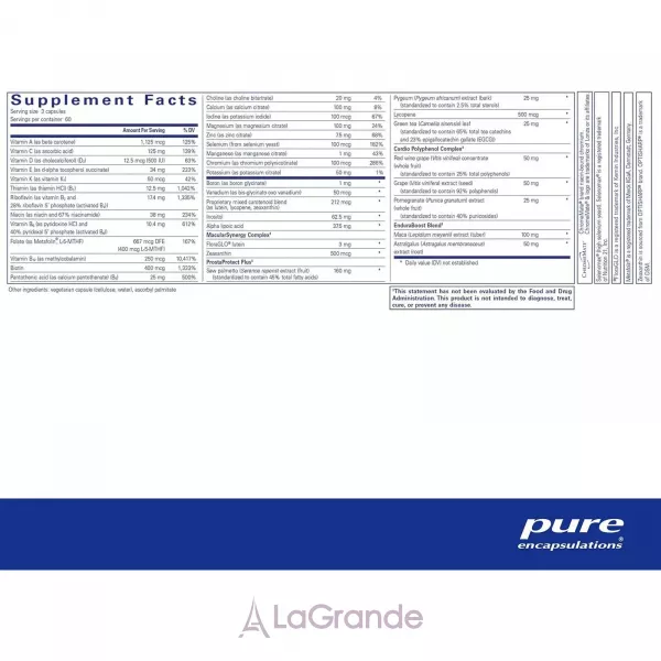 Pure Encapsulations Men's Nutrients ����������� �� ���������� �������� ��� ������� 40+