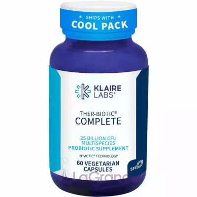 Klaire Labs, Ther-Biotic Complete, 60 capsules  (Ther-Biotic Complete) 25   60 