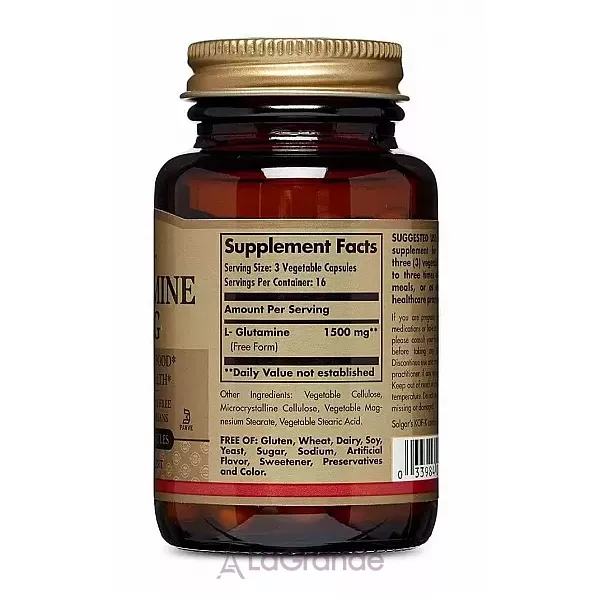 Solgar L-Glutamine 500 mg L-������� 500 ��