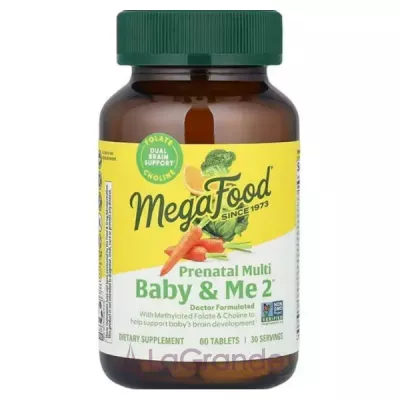 MegaFood Baby & Me 2 Prenatal Multi     