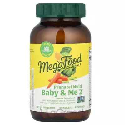 MegaFood Baby & Me 2 Prenatal Multi ³    