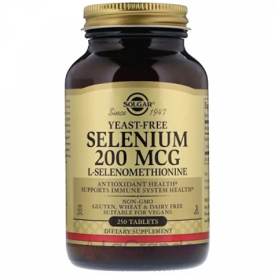 Solgar Selenium 200 mcg    200 