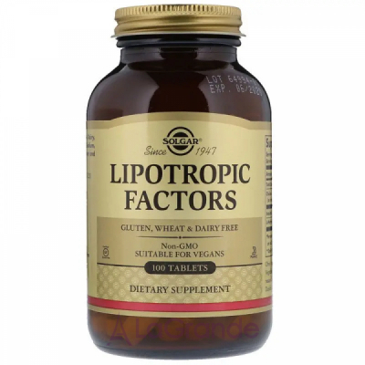 Solgar Lipotropic Factors ˳ 