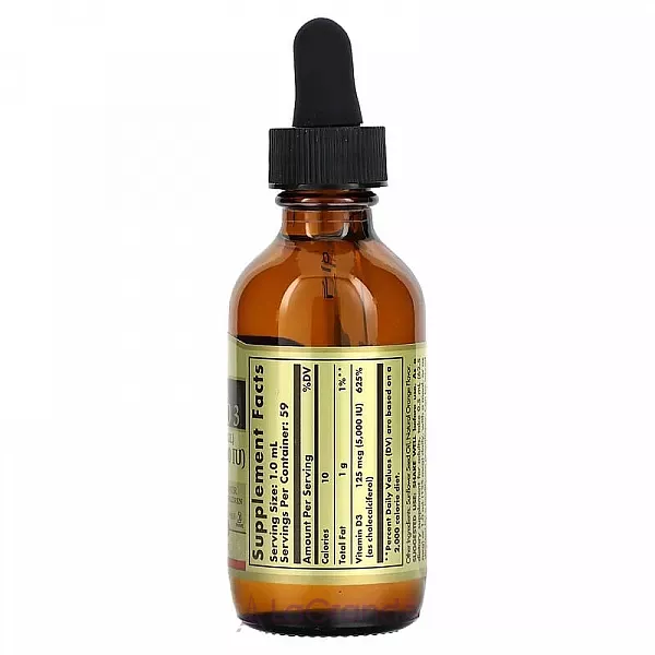 Solgar Liquid Vitamin D3 5000 IU г���� ����� D3 5000 ��, � ������ ���������