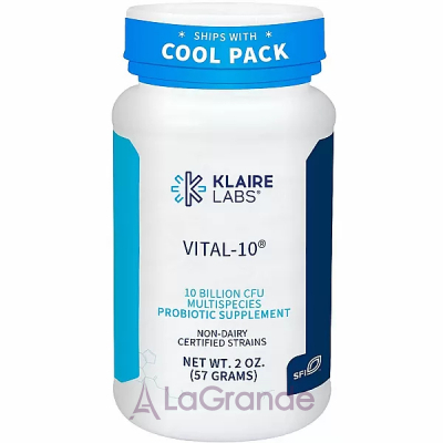 Klaire Labs, Vital-10, 56 grams  (Vital-10) 57 