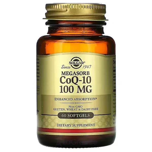 Solgar Megasorb CoQ-10 100 mg ������� Q10 �������� ����������, 100 ��