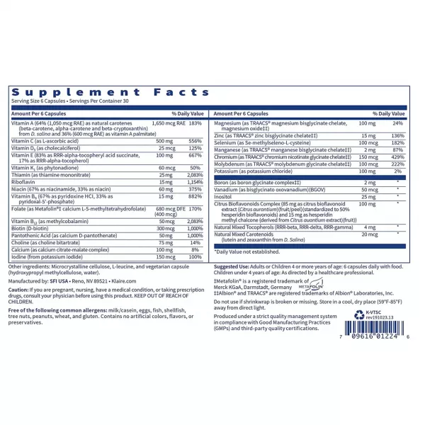 Klaire Labs Supplements Vitaspectrum ���������-����������� �������� ��� ����� � �������� � �������������� ����������� �������
