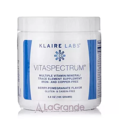 Klaire Labs,VitaSpectrum,powger 171 g    (Vitaspectrum) 165   - 