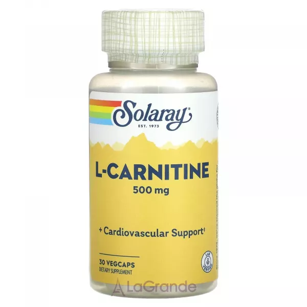 Solaray L-Carnitine L-��������, ����� �����, 500 ��