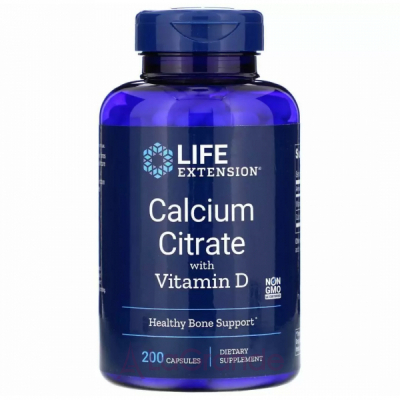 Life Extension Calcium Citrate with Vitamin D     