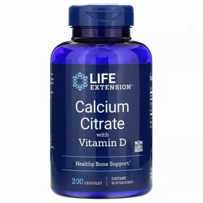 Life Extension Calcium Citrate with Vitamin D     