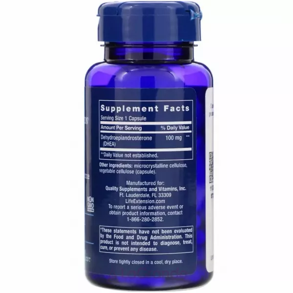 Life Extension DHEA Dehydroepiandrosterone 100 mg ���� 100 ��