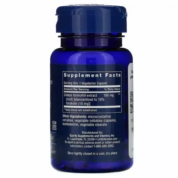 Life Extension Forskolin 10 mg �������� 10 ��