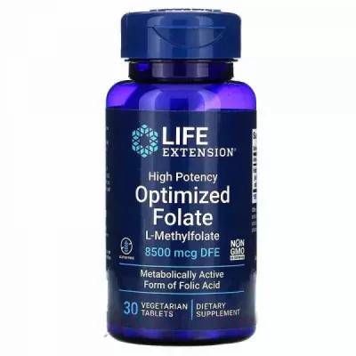 Life Extension High Potency Optimized Folate 8500 mg DFE     , 8500 