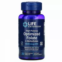 Life Extension High Potency Optimized Folate 8500 m�g DFE ����� ���������������� � ������� ��������������, 8500 ���