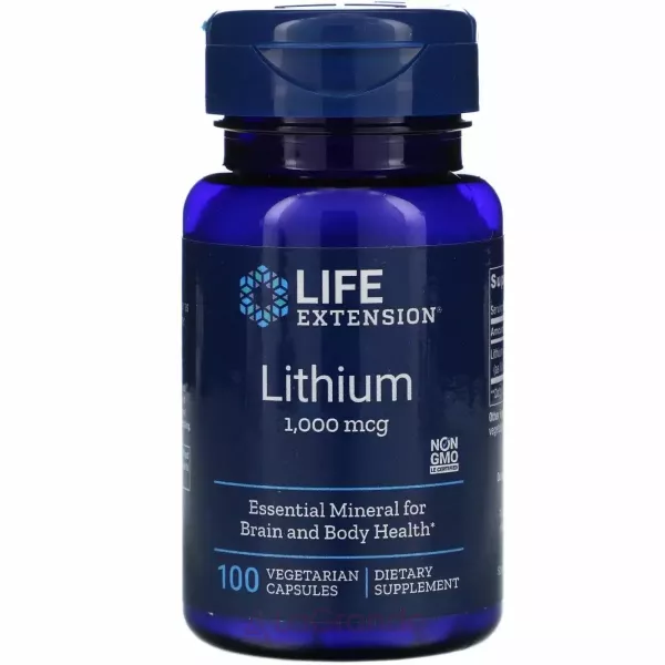 Life Extension Lithium 1000 mcg ˳�� 1000 ���