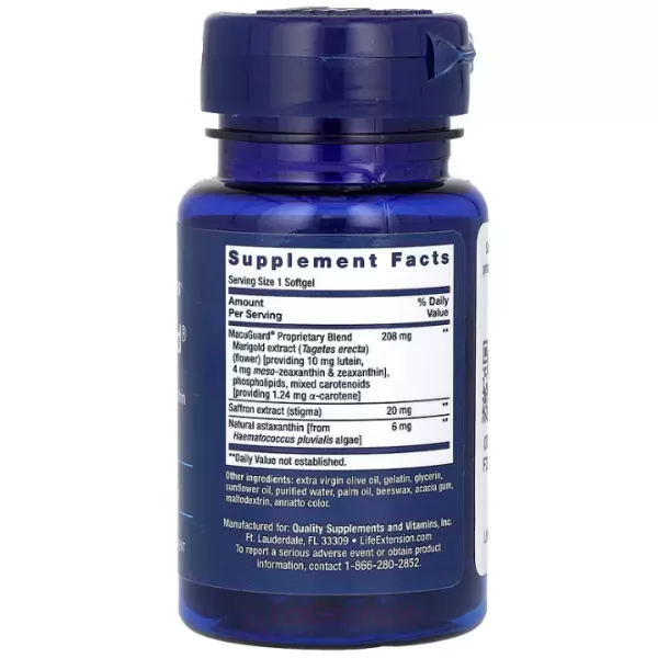 Life Extension MacuGuard Ocular Support with Saffron & Astaxanthin �������� ����: �������� � �������� � �������������