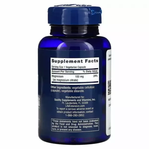 Life Extension Magnesium Citrate 100 mg ������ ������ 100 ��